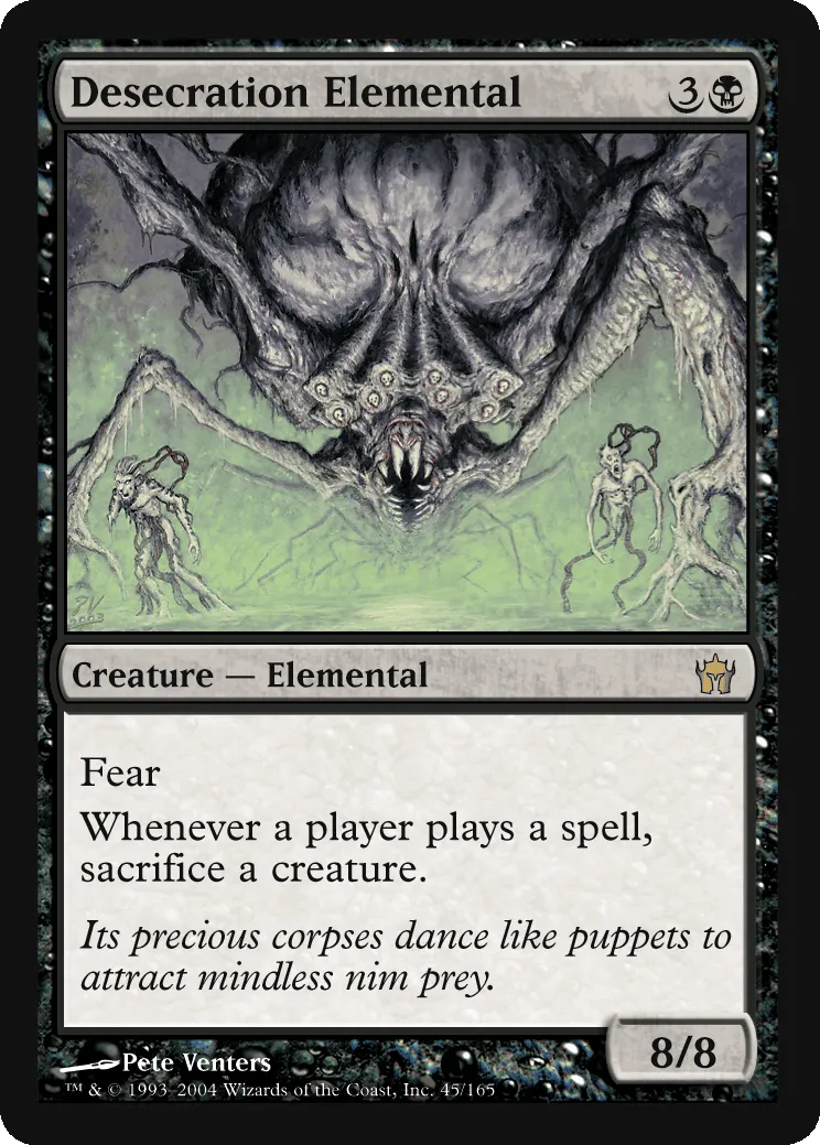 Desecration Elemental [FOIL]