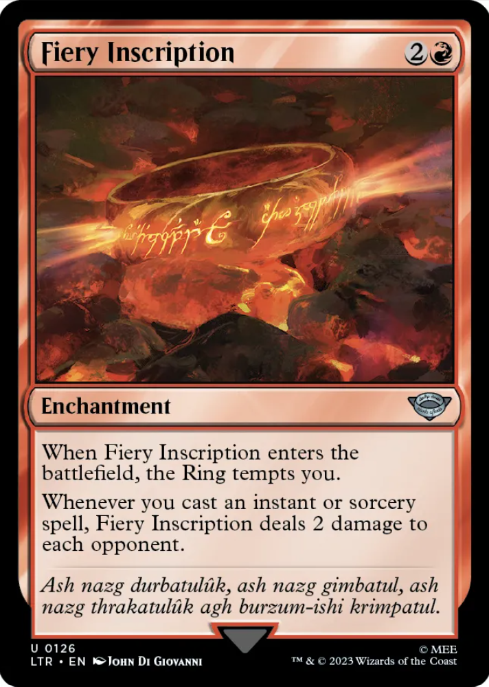 Fiery Inscription [FOIL]